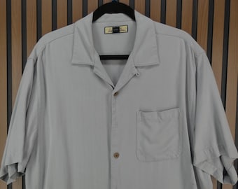 Vintage medium Tommy Bahama Hawaiian Camp-shirt heren, 100% zijde