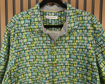 Vintage XL Hawaiian Camp-shirt heren Tommy Bahama, 100% zijde