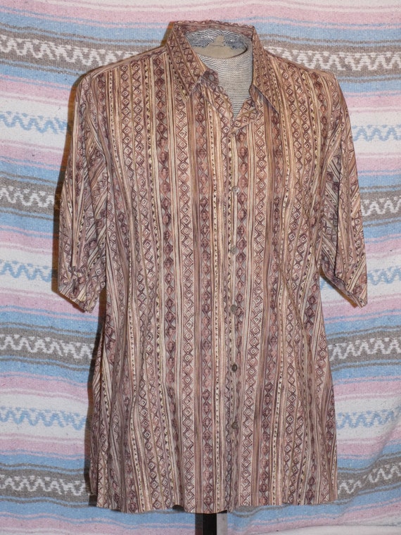 Vintage Men's Tori Richard Hawaiian Shirt, XL, 10… - image 2