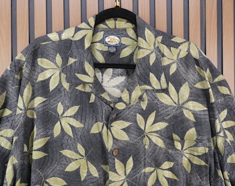 Camisa hawaiana vintage para hombre Tommy Bahama, talla XL, 100% lino.