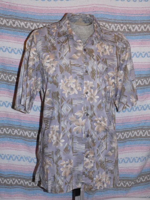 Vintage Mens Tori Richard Hawaiian Shirt, MEDIUM,… - image 4