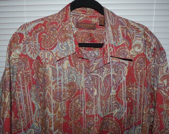 Vintage Men's Tori Richard Hawaiian Shirt, 2xl, 100% Cotton Lawn