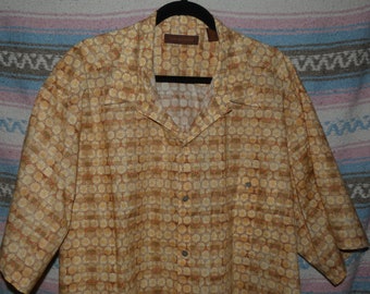 Vintage Men's Tori Richard Hawaiian Shirt, 3XL Tall, 100% Cotton Lawn