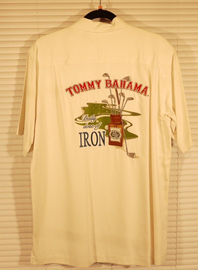 Vintage Small Tommy Bahama Mens Hawaiian Camp Shirt Silk Etsy