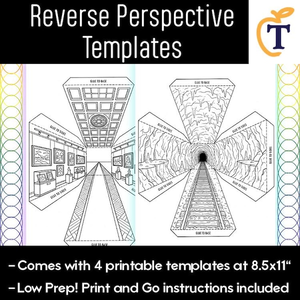 Reverse Perspective Printables - Etsy