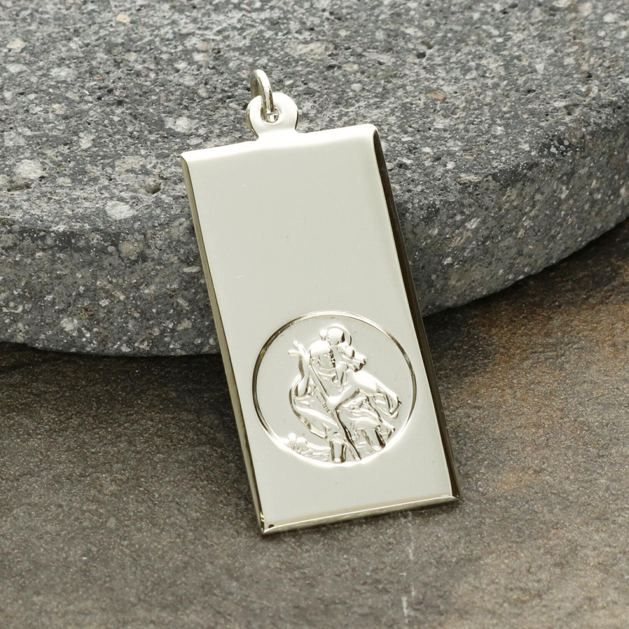 Solid 9ct Gold 20mm St Christopher – Scarlett Jewellery