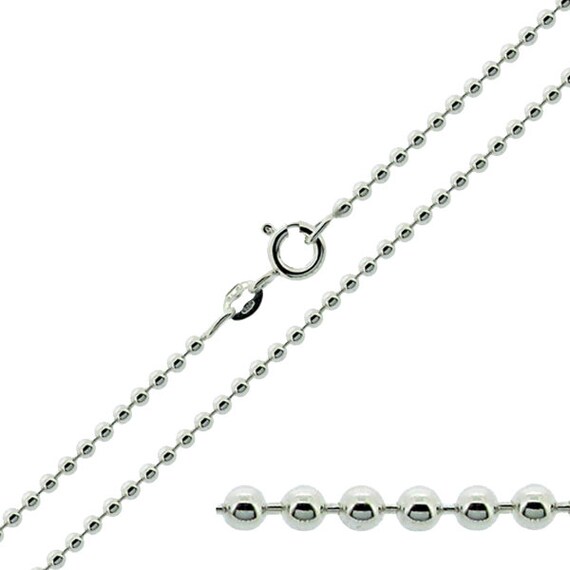 Silver Cut Out Cross Dog Tag Pendant With Bead Ball Chain Option