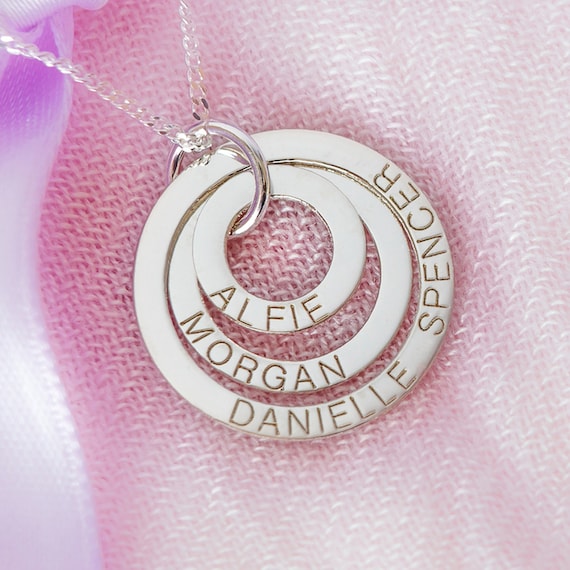 PERSONALISED SPINNING DISC NECKLACE - Amy Russell Taylor