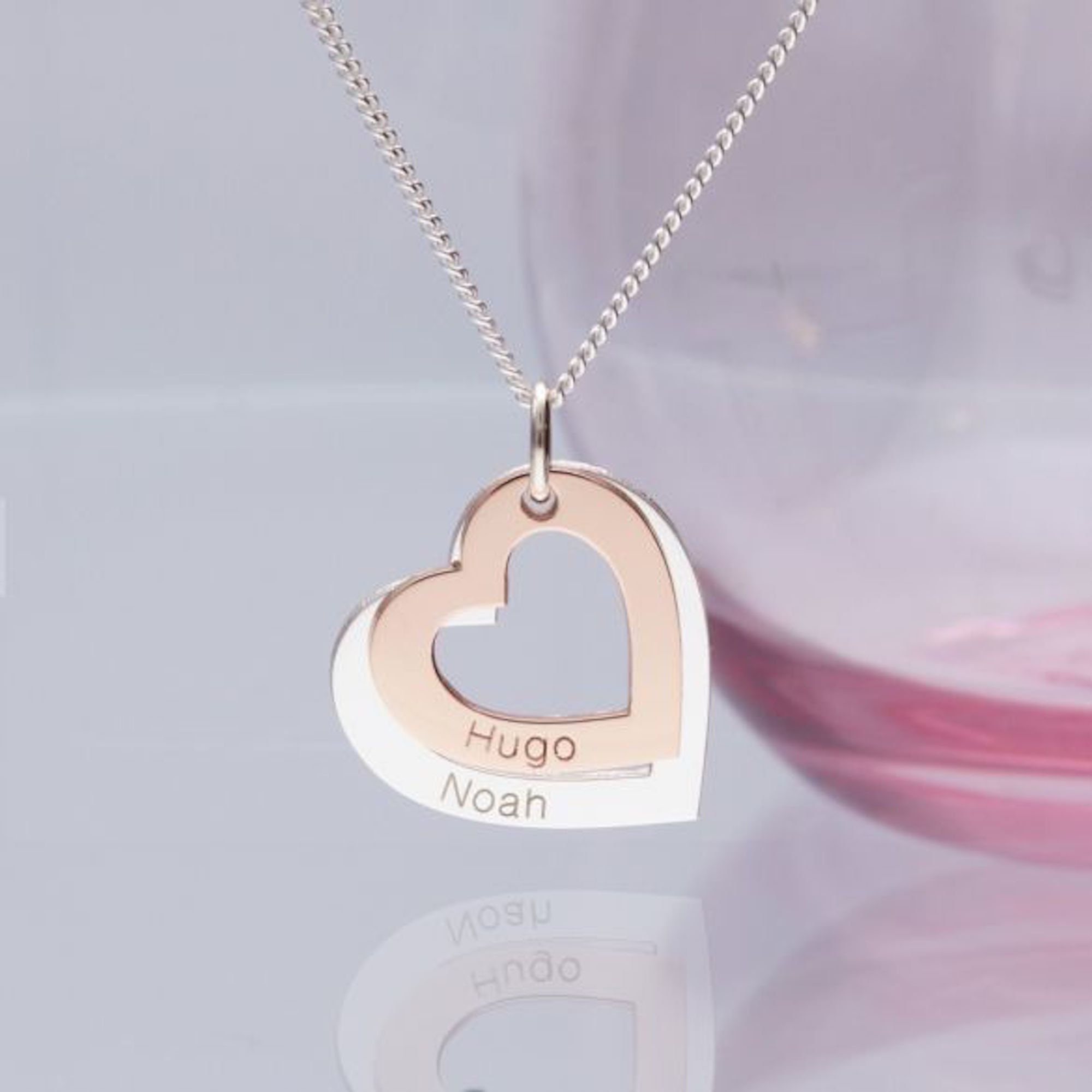 2 2024 heart necklace