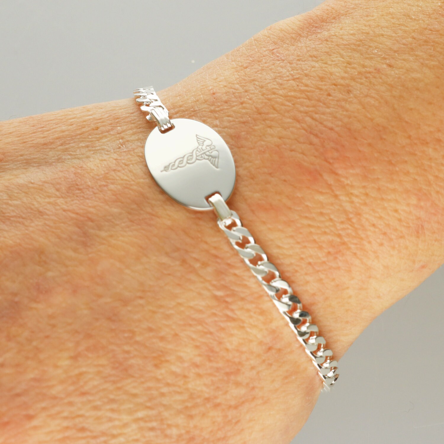 Sieraden Armbanden ID- & Medische armbanden Silver One Day at a Time One Day at a Time Bracelet 