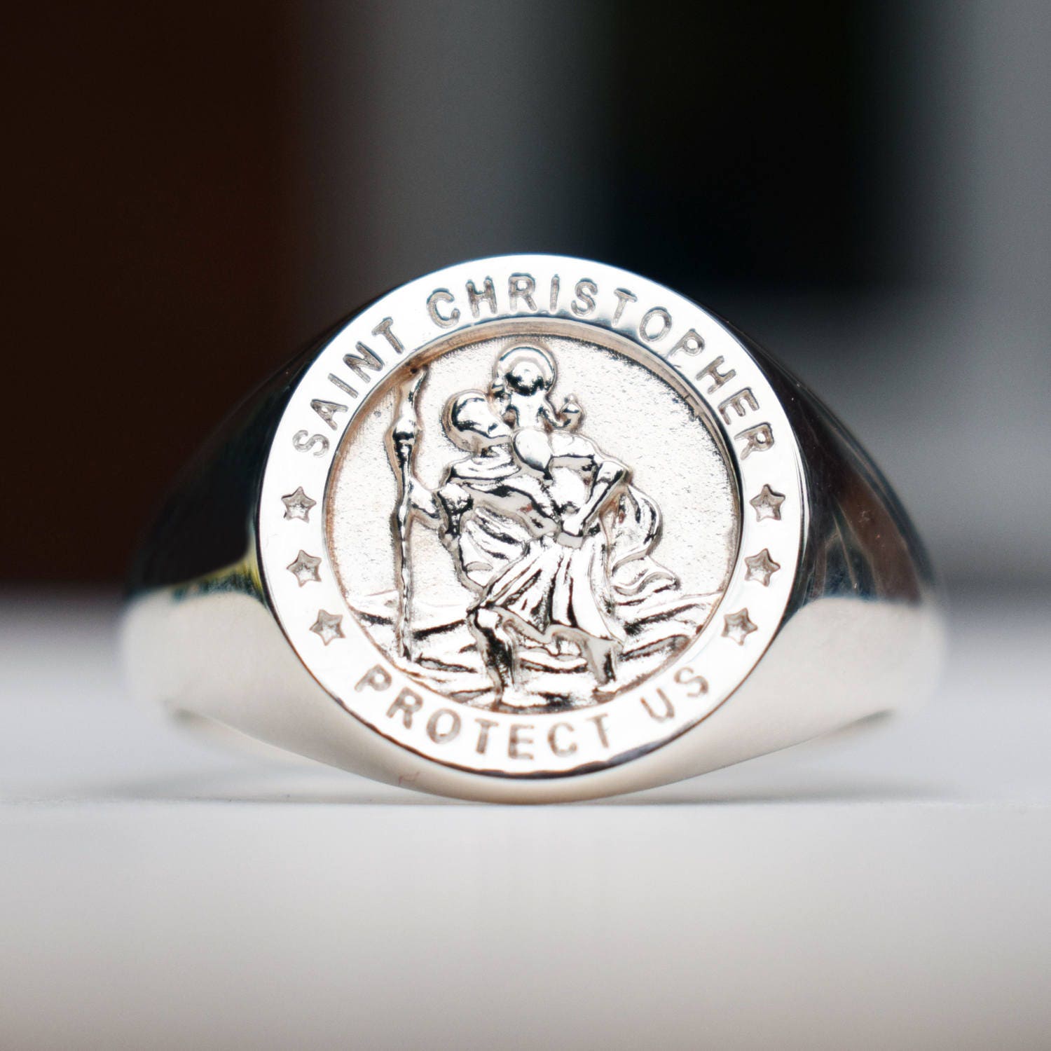 Saint Christopher Signet Ring EXCLUSIVE - 698PG69850