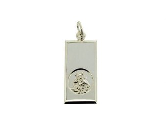 Sterling Silver St Christopher Ingot 