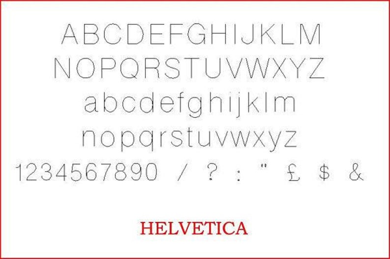 Puede incluir: Una imagen en blanco y negro que muestra la fuente Helvetica en letras may&uacute;sculas y min&uacute;sculas, n&uacute;meros y s&iacute;mbolos. La fuente se muestra en un estilo simple y limpio.