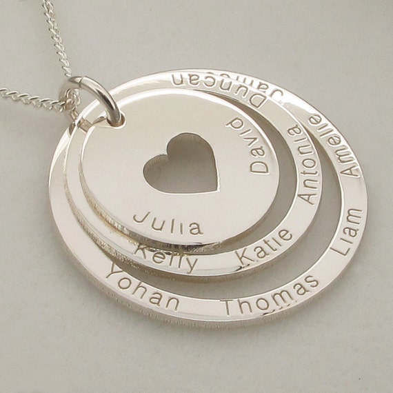 Family name outlet necklace silver