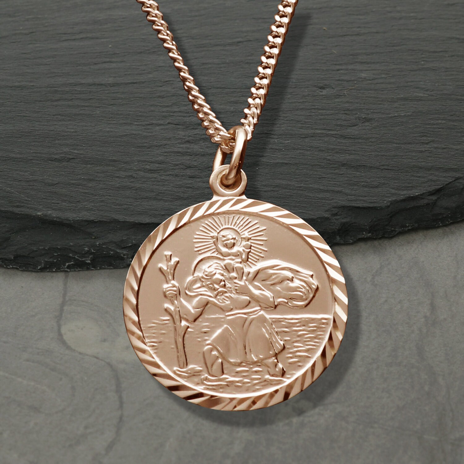 Rose gold st sale christopher