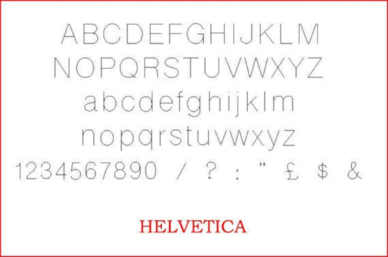 May include: A black and white image showing the Helvetica font in uppercase and lowercase letters, numbers, and symbols. The font is displayed in a simple, clean style.