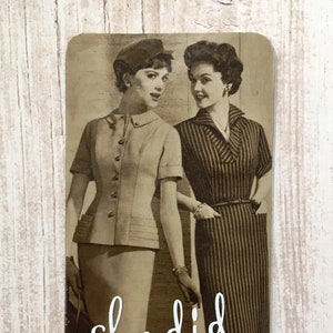 Girlfriends Magnet, Retro Magnet, Funny, Fifties Girls, Fridge Magnet, Girlfriends, Best Friend Gift, Friend Humor, One of a Kind, Gossip