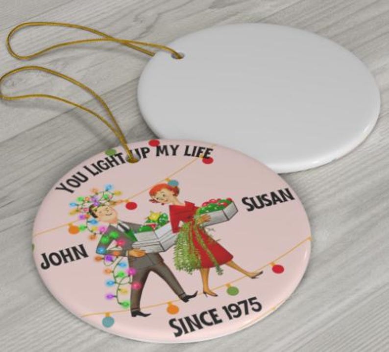 Custom Photo Funny Caricature Acrylic Ornament