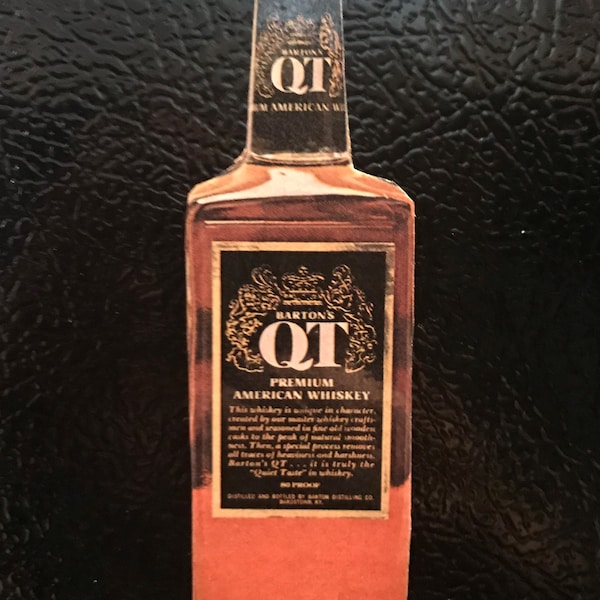 Vintage Whiskey Magnet Retro Bar Décor Mad Men Era 50's Advertisement Gift for Men