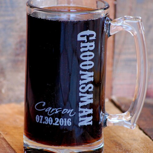 Mens Gift Ideas Beer Stein Gift for Groomsmen Beer Mug Etsy