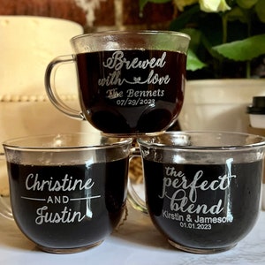 Custom Coffee Shop Mugs, Coworker Gift, Coffee Bar, Custom Wedding Favors, Corporate Gifts, Love Is Brewing, Hot Chocolate Bar, Coffee Mug