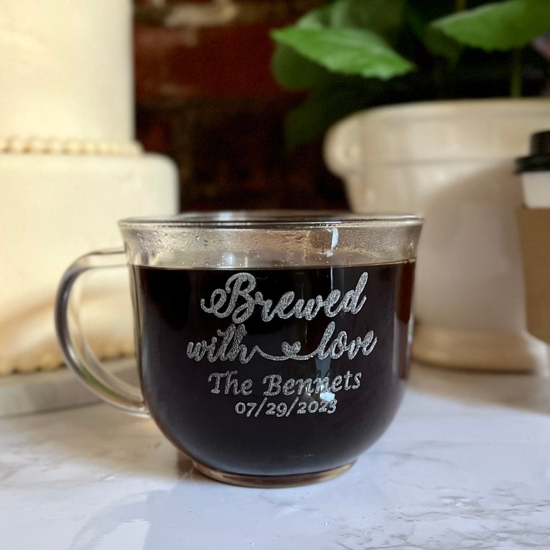 Coffee Wedding Favors, Personalized Coffee Cups, Hot Chocolate Bar, Wedding Favors Coffee, Custom Guest Gifts, Winter Wedding, Coffee Bar image 3