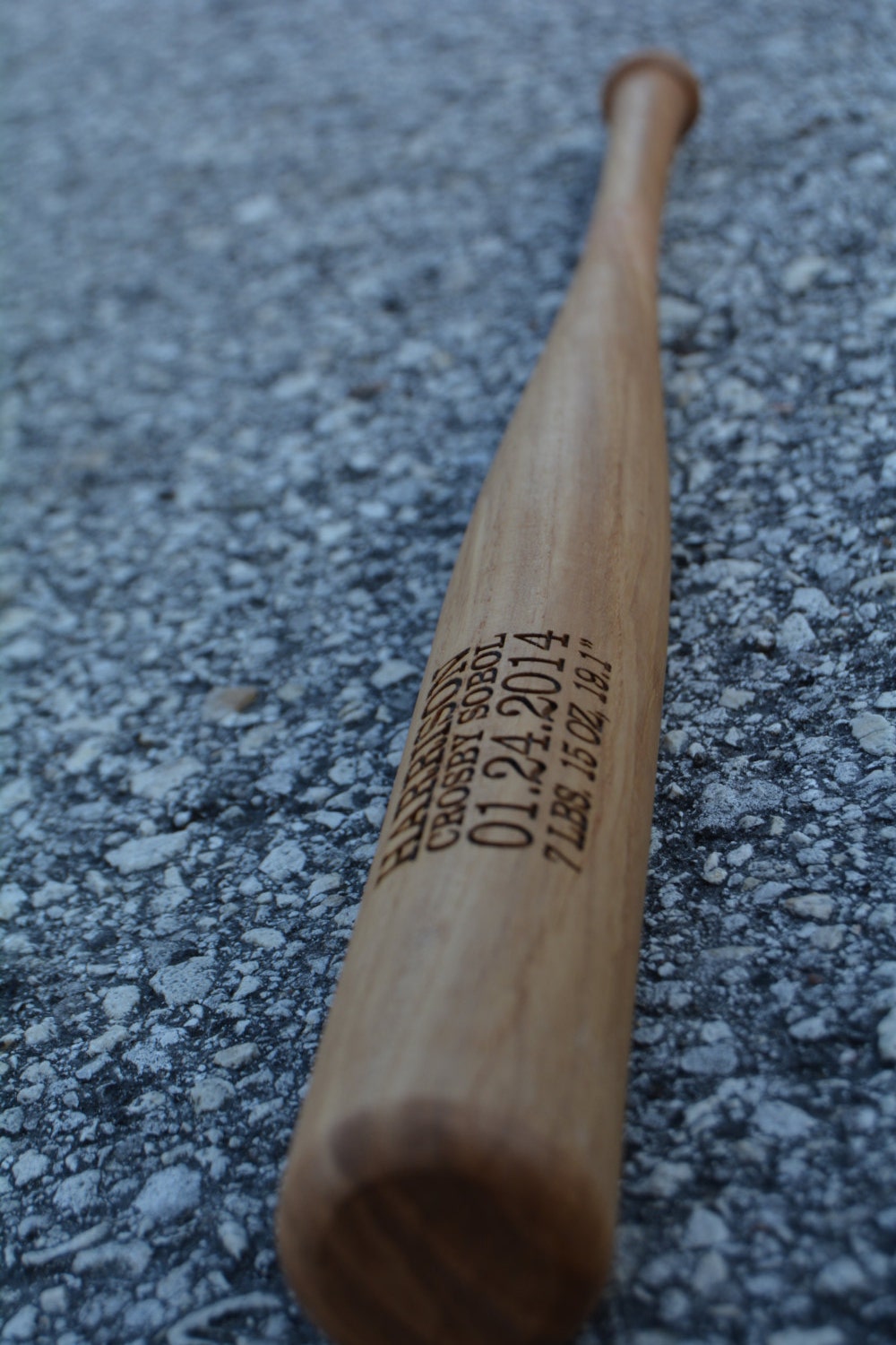 Personalized Baseball Bat Birth Announcement Baby Boys Gift Etsy