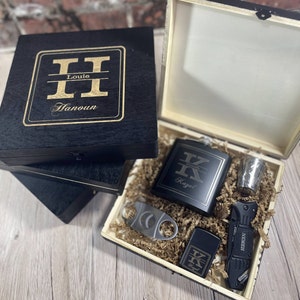 Bachelor Party Favor, Groomsmen Proposal, Groomsmen Gifts, Wedding Party Gift, Personalized Groomsman Gift, Mens Flask Gift Box Set