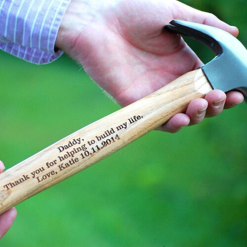 Personalized Hammer Father of the Bride/groom Hammer Etsy