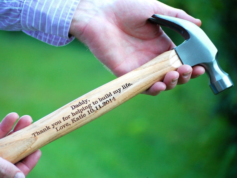 Personalized Hammer Father of the Bride/groom Hammer Etsy