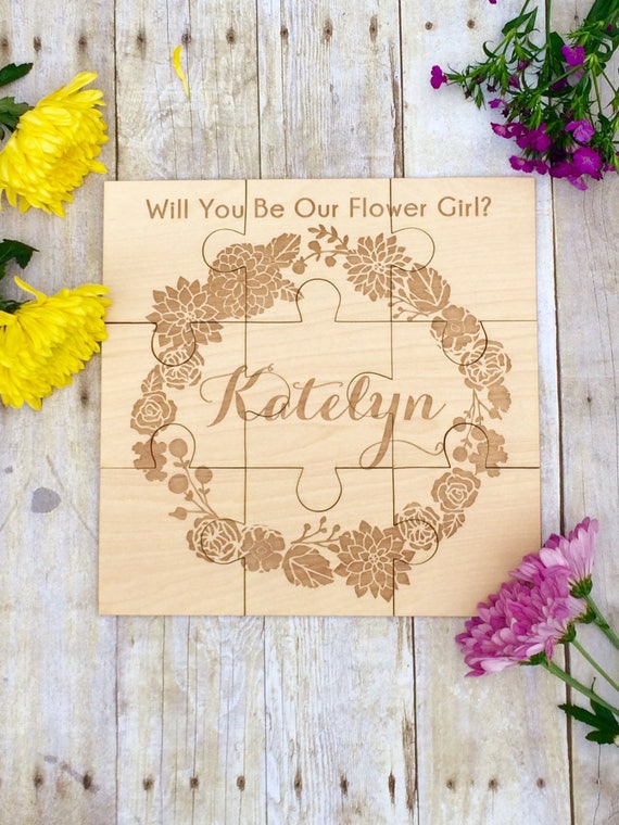 Flower girl invitation sales