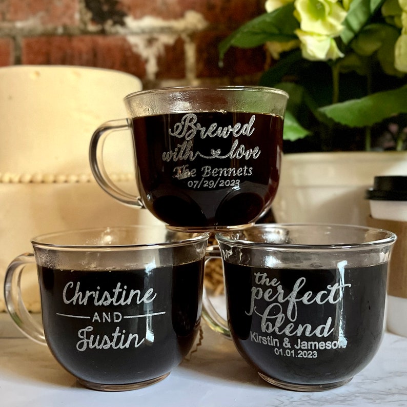 Coffee Wedding Favors, Personalized Coffee Cups, Hot Chocolate Bar, Wedding Favors Coffee, Custom Guest Gifts, Winter Wedding, Coffee Bar image 1