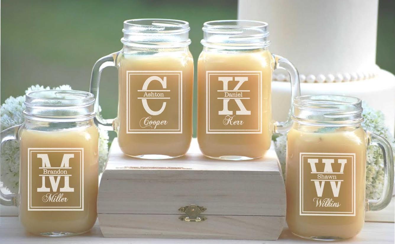 9 personalized beer mugs engraved mason jar glasses with etsy