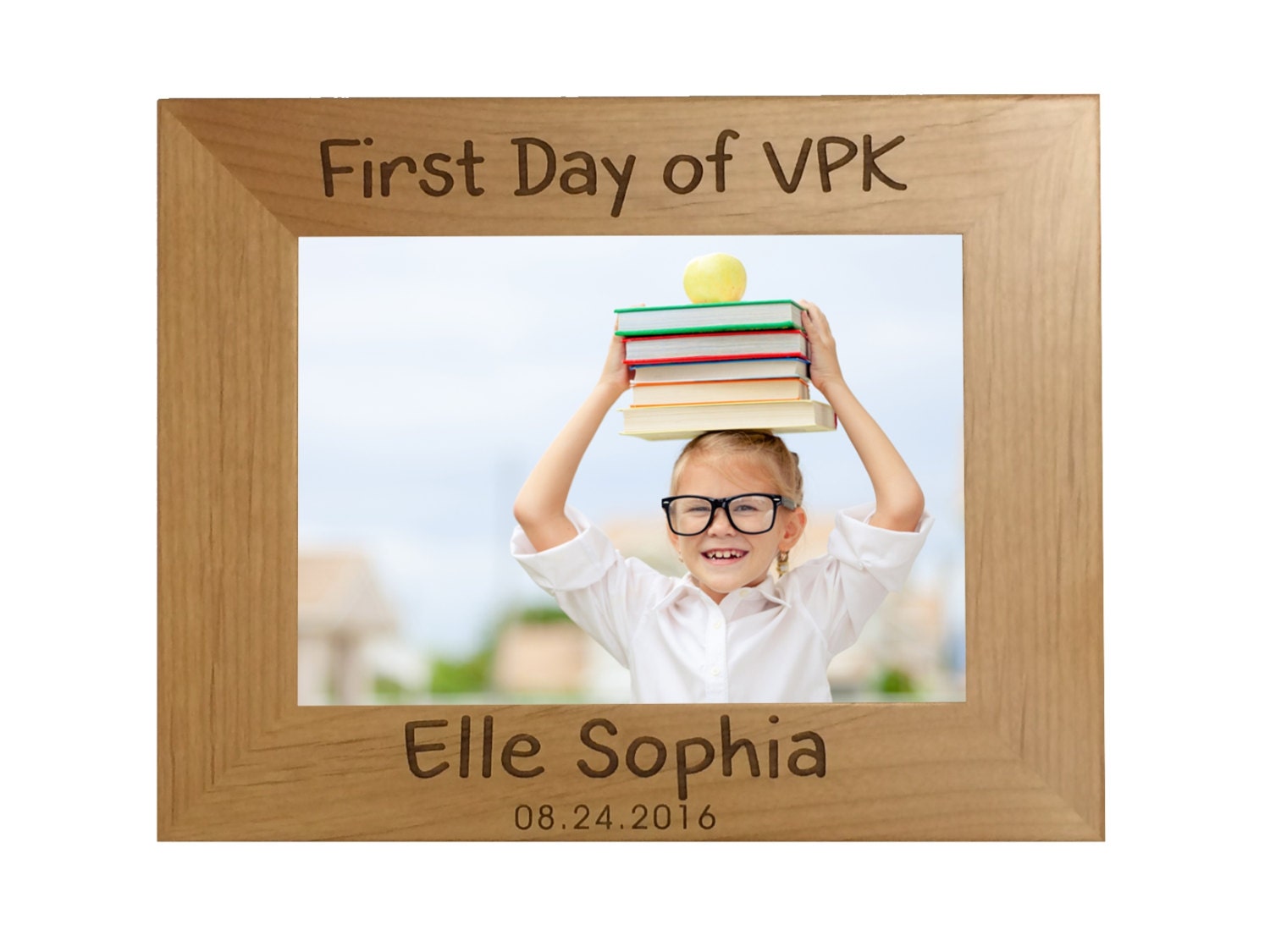 First Day of Prek Picture Frame, Back to School Frame, Personalized