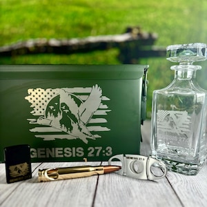 Father&#39;s Day Personalized Ammo Can – Custom Engraved Military Gift for Dad – Unique Bullet Box for Husband, Boyfriend, or Him