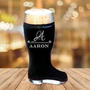 Personalized Beer Boot, Cowboy Boots Wedding, Groom Wedding Gift, Custom Beer Mugs, Wedding Party Gift, Mountain Wedding, Groomsmen Gifts