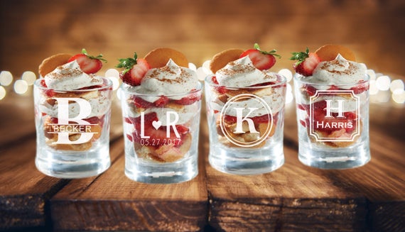 Wedding Dessert Bar Ideas 2oz Dessert Shooter Glass Dessert Etsy