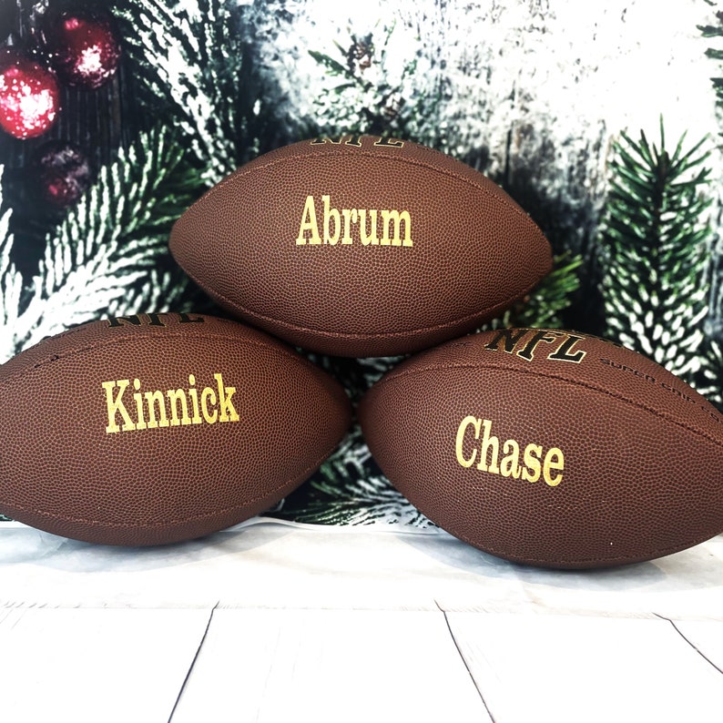 Personalized Football, Groomsmen Gift, Ring Bearer Gift, Best Man Gift, Wedding Keepsake, Custom Football, Gifts for Men, Groomsman Football image 3