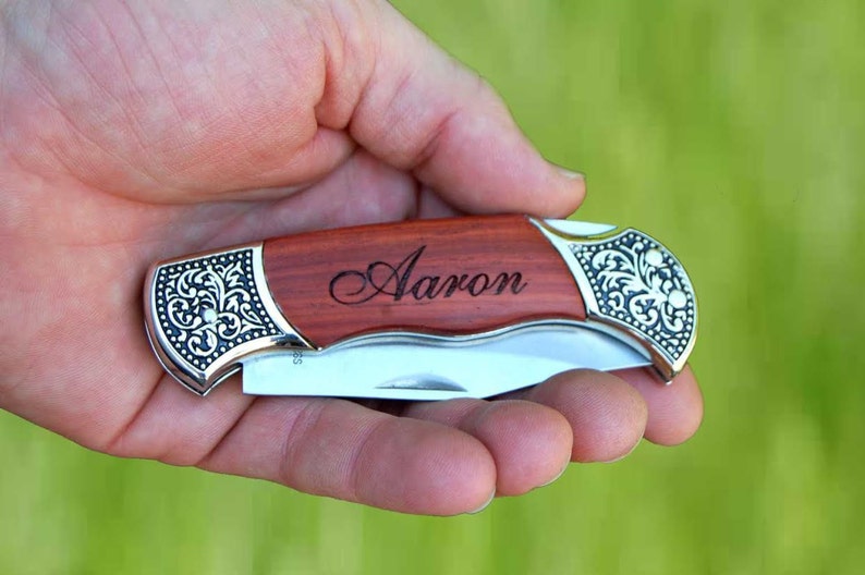 Valentines Day Gifts for Him, Personalized Pocket Knife for Men - Custom Engraved Valentines Gift, Pocket Knife, Best Man Gift, Gift for Men 