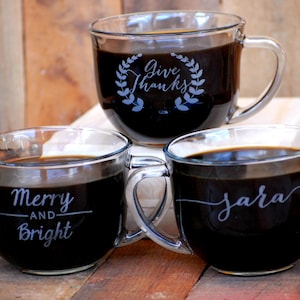 Wedding Favor Coffee Mugs, Coffee Bar, Wedding Reception, Guest Gifts, Coffee Cups, Rustic Wedding Favors, Personalized Mugs, Winter Wedding