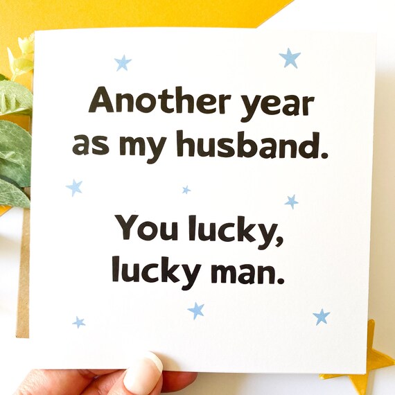 Anniversary Card for Husband Husband Anniversary Card Funny - Etsy Singapore Anniversary Card for Husband Husband Anniversary Card Funny - Etsy Singapore