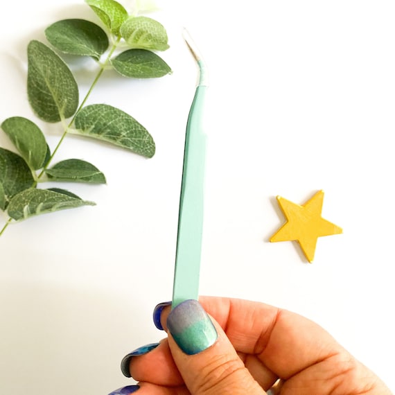 Fine Tip Crafting Tweezers, Fine Tweezers for Crafting, Craft Tweezers,papercraft  Tweezers, Pastel Tweezers, Craft Tools,craft Kits,crafters 