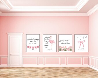Christian Watercolor Printable Art Bundle