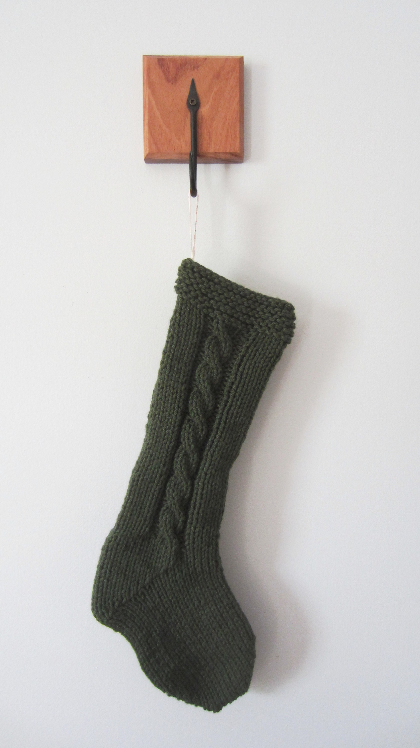 Traditional & Vintage Cable Knit Christmas Stocking Pattern - Etsy