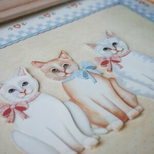 3D Framed Country Cats Print #2