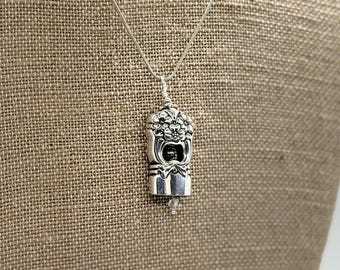 1847 Rogers Bros, Eternally Yours, Silver Plate Knife Bell Pendant, from 1941