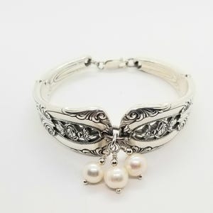 Silver Spoon Bangle - Etsy