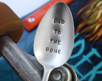 Dad To The Bone Spoon, Father's Day Gift, Gift for Dad, Funny Father's Day, Dad Jokes, Dad Gift, Dad Birthday Gift, Bad To The Bone