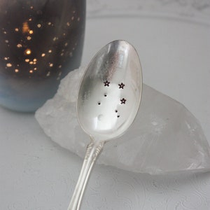 Libra Zodiac Sign Constellation Spoon, Zodiac Gift, Astrology Gift, Celestial Gift, Birthday Gift, Stocking Stuffer image 1