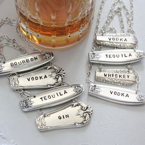 Decanter Tags, Decanter Label, Bar Cart, Barware, Liquor Tag, Hosting Gift, Gift For Him, Fathers Day image 3